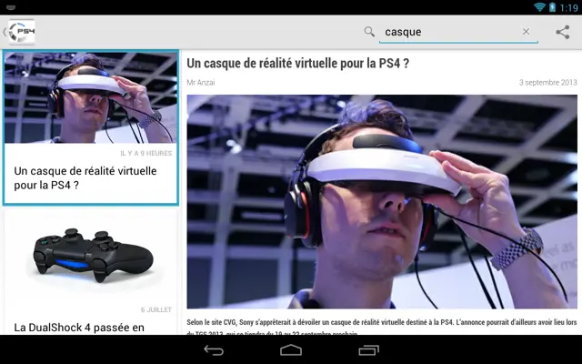 PS4 France android App screenshot 0